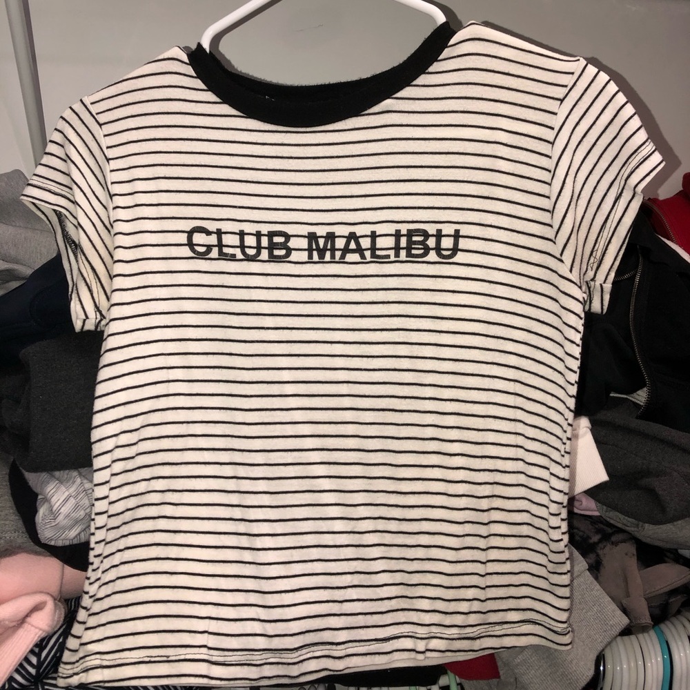 Stripped crop top